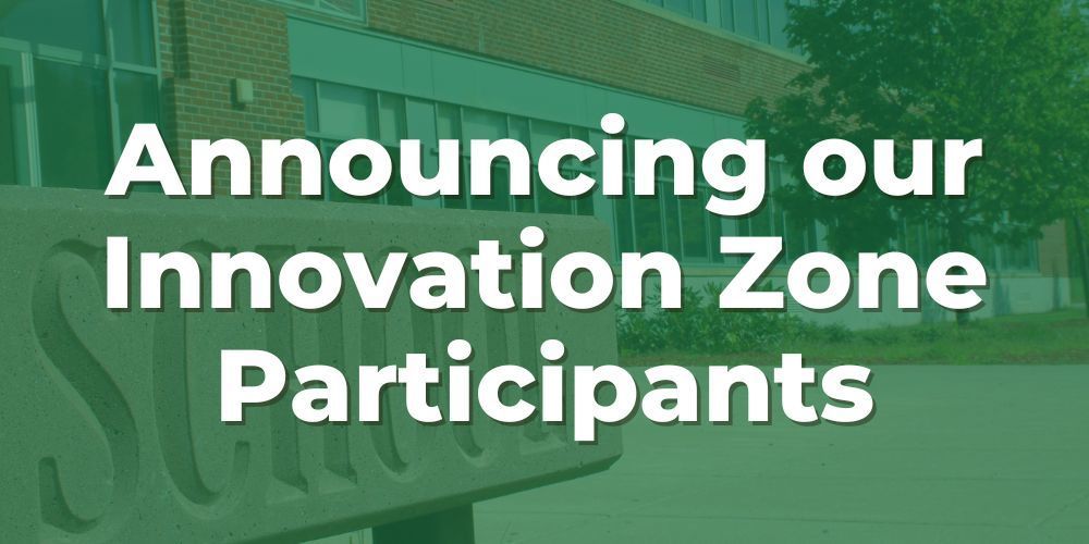 Announcing our Innovation Zone Participants